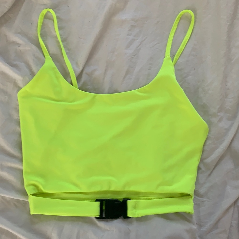 Neon yellow tank